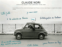 Tablet Screenshot of claudenori.com